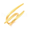 Ion Plating(IP) 304 Stainless Steel Cuff Finger Rings for Women RJEW-S414-57B-G-1
