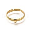 Adjustable 316 Surgical Stainless Steel Cuff Ring Settings X-STAS-F311-20G-2