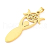 304 Stainless Steel Pendants STAS-P330-02G-2