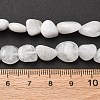 Natural Rainbow Moonstone Beads Strands G-K395-A12-02-5