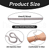 304 Stainless Steel Flat Snake Chains CHS-TAC0003-02P-4