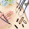 Gorgecraft DIY Anti-lost Electronic Stylus & Lighter Pendant Neck Straps Making Kit AJEW-GF0007-84-3