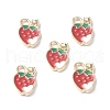 Alloy Enamel Charms ENAM-O049-03G-2