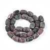 Natural Weathered Agate Beads Strands G-N344-42B-3