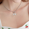 Beebeecraft 2Pcs 925 Sterling Silver Bowknot Charms STER-BBC0007-90-5