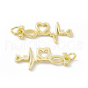 Rack Plating Brass Pendants KK-B065-02G-3