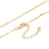 Brass Chain Necklaces NJEW-P309-07G-1