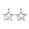 Non-Tarnish 201 Stainless Steel Pendants STAS-E200-01P-1