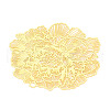 Brass Filigree Big Pendants KKC-T003-14G-2