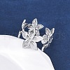 304 Stainless Steel Cuff Rings RJEW-D306-27P-06-1