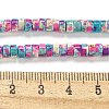 Baking Paint Synthetic Turquoise Beads Strands G-H060-02A-03-5