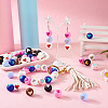 45pcs 9 colors Food Grade Eco-Friendly Silicone Beads SIL-TA0001-22-7