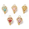 Glass Pearl Pendants PALLOY-MZ00746-1