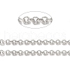 Tarnish Resistant 304 Stainless Steel Textured Cable Chains STAS-B040-02P-2