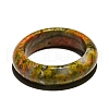 Natural Unakite Finger Rings PW-WG87157-07-1