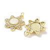 Brass Micro Pave Clear Cubic Zirconia Pendants KK-L213-019G-2