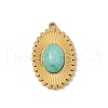 Natural Mixed Gemstone Pendants STAS-P394-06G-2