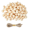 SUPERFINDINGS Wood Beads WOOD-FH0002-29A-1
