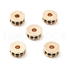 Brass Micro Pave Cubic Zirconia Beads KK-R216-14KCG-02-1