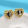 304 Stainless Steel Stud Earrings for Women EJEW-K268-15G-3