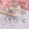 9Pcs 3 Sizes 304 Stainless Steel Cuff Pad Ring Settings DIY-PJ0001-09P-4
