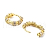 Rack Plating Brass Micro Pave Cubic Zirconia Hoop Earrings for Women EJEW-A038-06G-01-2