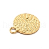 Ion Plating(IP) 304 Stainless Steel Charms STAS-F282-04G-3