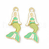 Alloy Enamel Pendants ENAM-G212-03G-03-2