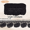   5 Yards Polyester Shell Shaped Flower Lace Trim OCOR-PH0004-46B-2