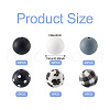78Pcs 6 Style Food Grade Eco-Friendly Silicone Focal Beads SIL-TA0001-12-13