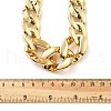 Acrylic Chunky Curb Chain Necklaces for Women NJEW-D313-02-3