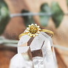 Brass Finger Rings for Women FS-WGD07B7-08-1