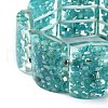 Natural Calcite & Synthetic Opal Stretch Bracelets BJEW-G702-02-3