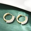 Brass ABS Imitation Pearl Hoop Earrings EJEW-M082-04G-1