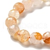 Natural Yellow Hematoid Quartz/Golden Healer Quartz Beads Strands G-E571-34C-4
