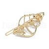 Plastic Imitation Pearl & Alloy Rhinestone Hair Barrettes AJEW-A056-03D-3