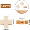  2 Bags Wood Beads WOOD-NB0001-80-6