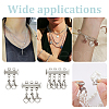 3Pcs 3 Styles 304 Stainless Steel Slide Lock Clasps FIND-UN00011-6