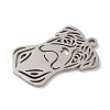 Non-Tarnish 201 Stainless Steel Pendants STAS-E217-21P-02-2