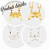 ANATTASOUL 4Pcs 2 Colors Alloy Game Controller Magnetic Matching Pendant Necklaces Set NJEW-AN0001-29-3