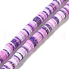 Handmade Polymer Clay Beads Strands CLAY-B003-01-4