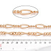 Iron Twisted Oval Link Chains CH-N004-08KCG-3