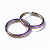 Ion Plating(IP) 304 Stainless Steel Split Key Rings STAS-L216-10B-2
