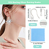 Beebeecraft 10Pcs 925 Sterling Silver Earring Hooks STER-BBC0007-12-2