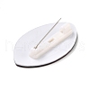 Rugby Acrylic Safety Brooch JEWB-D009-08P-3