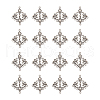 Beadthoven Tibetan Style Chandelier Component Links TIBE-BT0001-05AS-NF-1