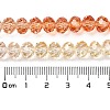 Transparent Painted Glass Beads Strands X1-DGLA-A034-T6mm-A20-4