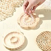 2Pcs 2 Styles Beech Wooden Bangle & Bracelet & Finger Ring & Beads Display Holder Tray AJEW-YW0001-26-3
