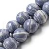 Synthetic Blue Lace Agate Beads Strands G-B071-F02-03-1