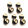 Alloy Enamel Charms ENAM-S121-032D-2